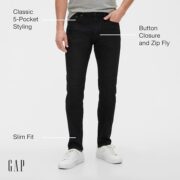 Gap Men's Slim Taper Fit Denim Jeans - Image 3