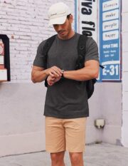 COOFANDY Men's T Shirt Short Sleeve Cotton Blend T-Shirts Crew Neck - Image 5