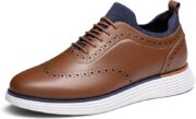Bruno Marc Men's MaxFlex Dress Sneakers Oxfords Casual Wingtip Brogue Shoes - Image 2