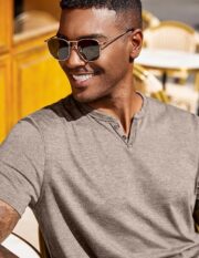 COOFANDY Men's T Shirts Short Sleeve Casual V Neck T-Shirt - Image 3
