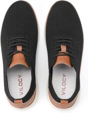 VILOCY Men's Casual Dress Sneakers Lace-Up Oxfords Business Mesh Breathable Walking Shoes - Image 6