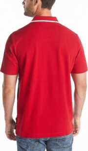 Nautica Men's Short Sleeve 100% Cotton Pique Color Block Polo Shirt - Image 2
