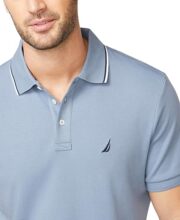 Nautica Men's Classic Fit Short Sleeve Dual Tipped Collar Polo Shirt - Image 4