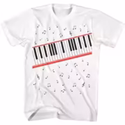 2026 Summer New Michael Jackson Beat It Piano T Shirt - Image 8